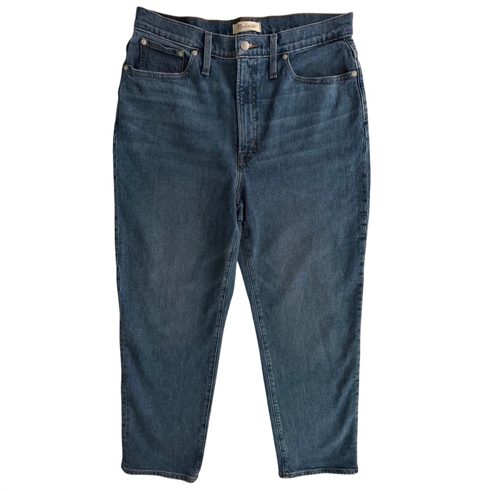 Madewell The Perfect Vintage Straight Jean Womens Size 31 High Rise Medium Wash